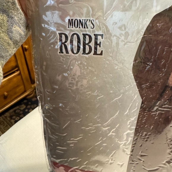 Adult Brown Preowned Monk's Robe Costume - Picture 2 of 12